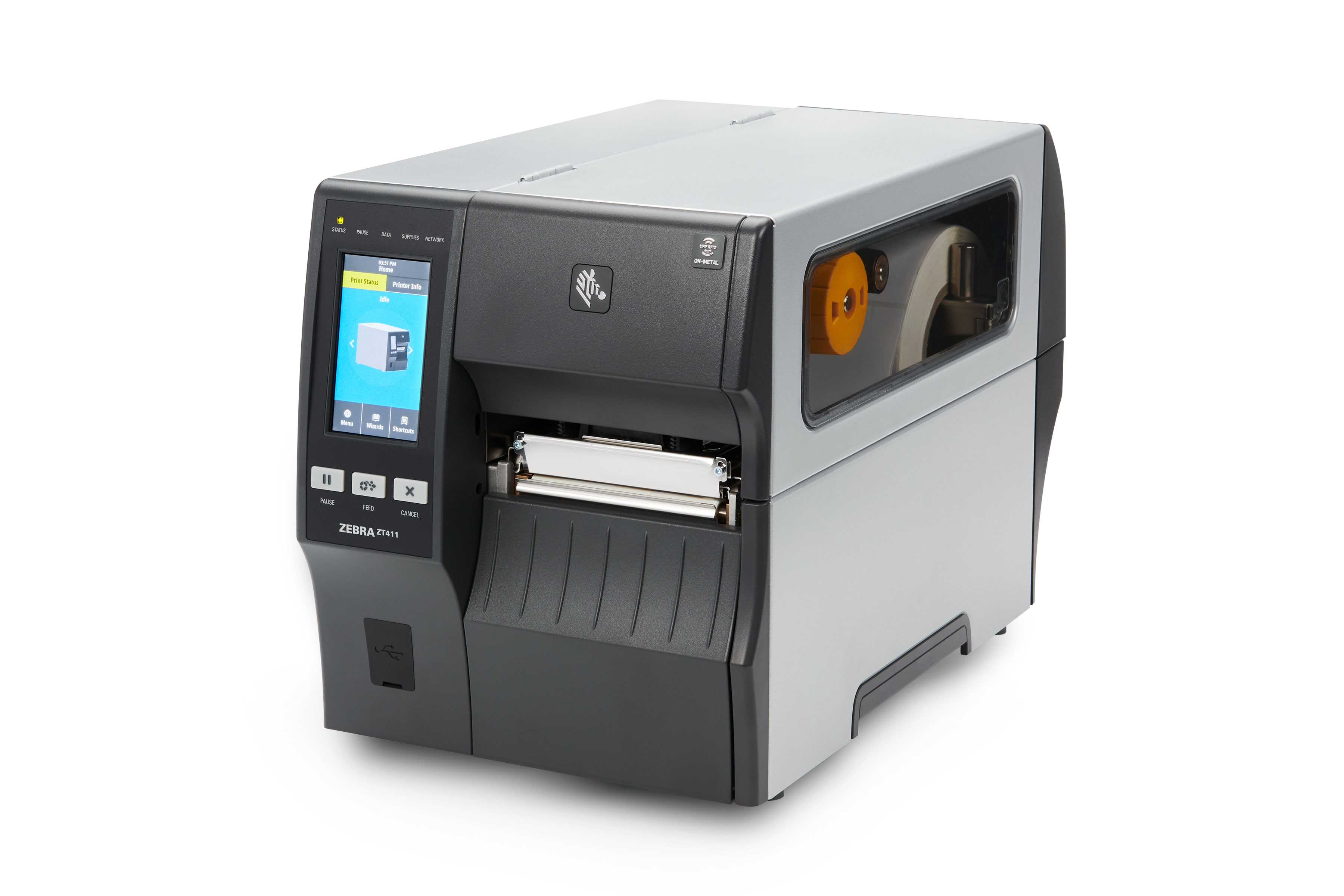 Zebra ZT411 RFID on-metal industrial printer