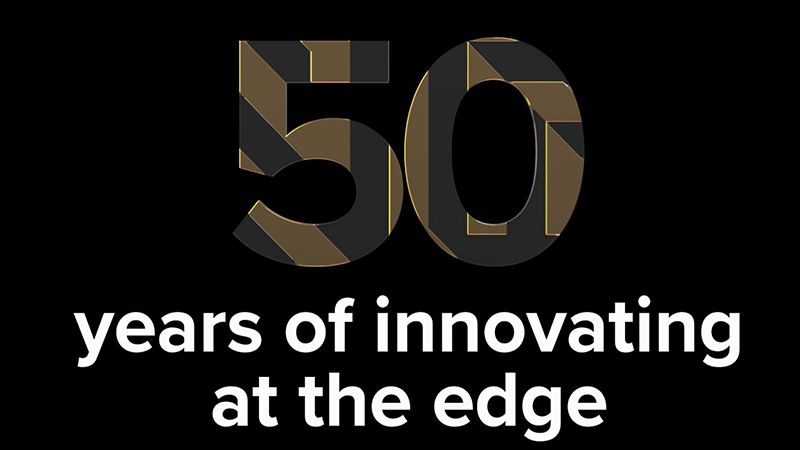 Zebra's 50th anniversary logo: 50 years of innovating at the edge