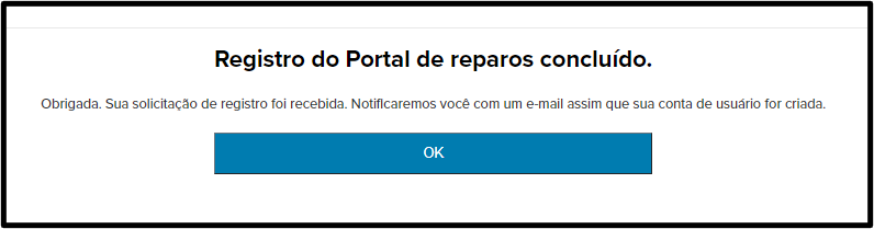 Captura de tela de registro para clientes 8