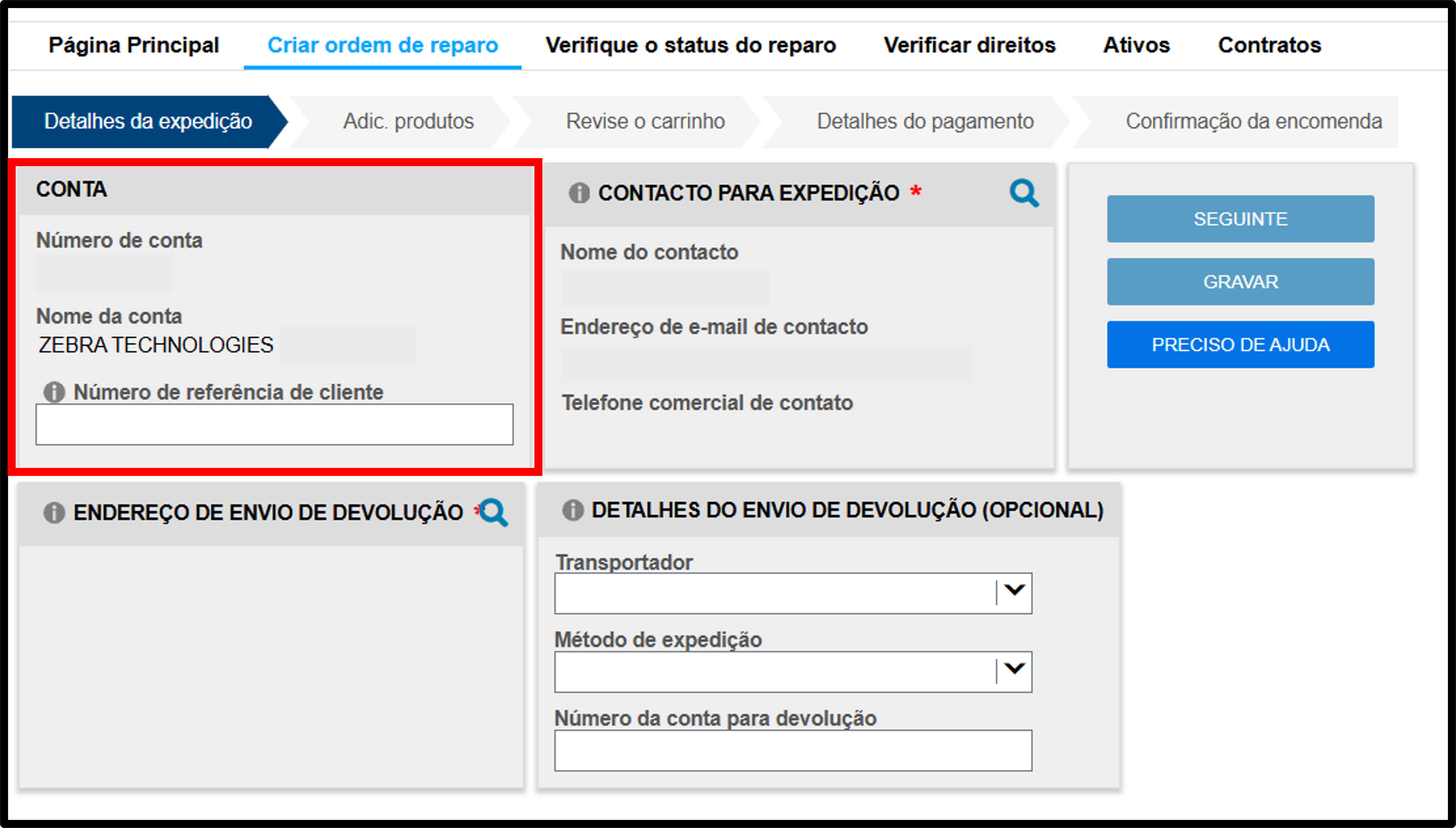 Envie uma captura de tela de reparo 3
