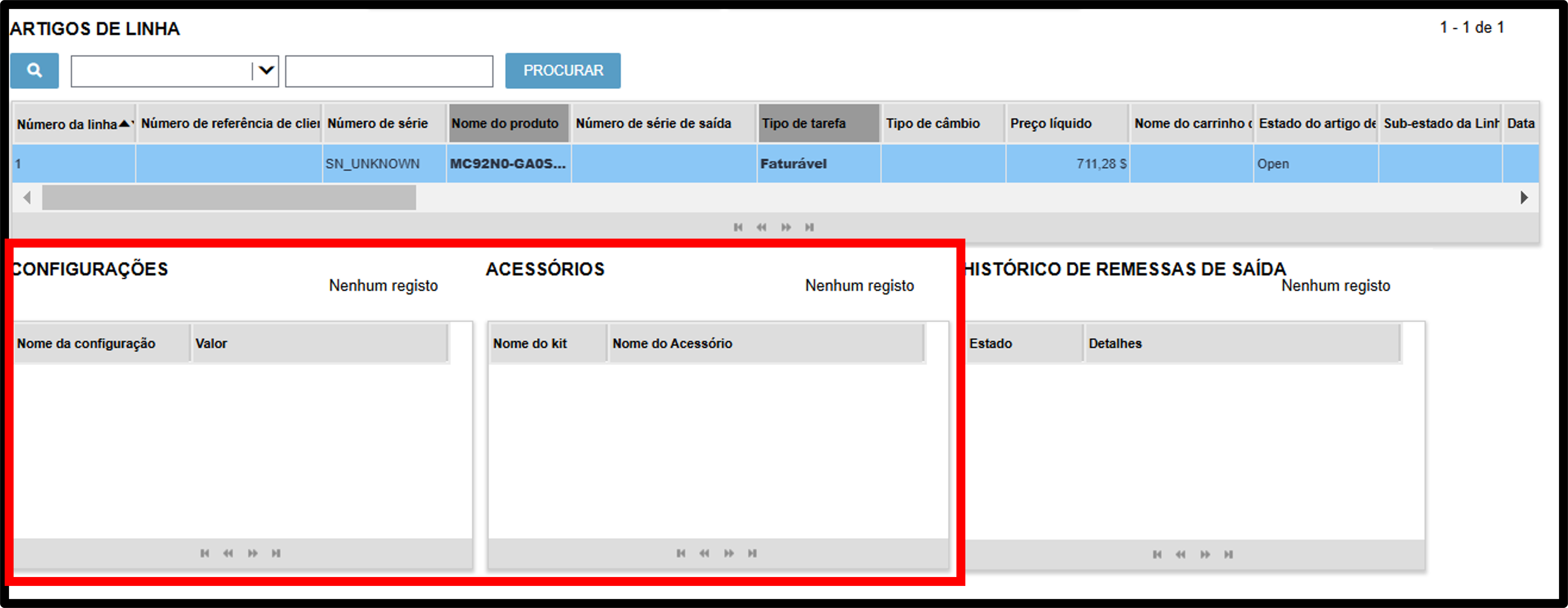 Ver captura de tela com detalhes do reparo 13