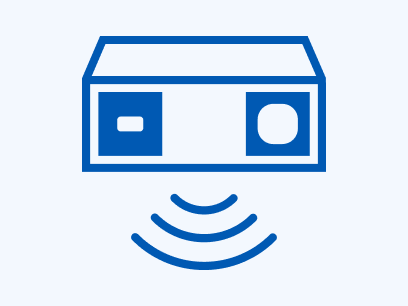 OEM-Scanmodule – Kopfzeilen-Symbol, blauer Hintergrund