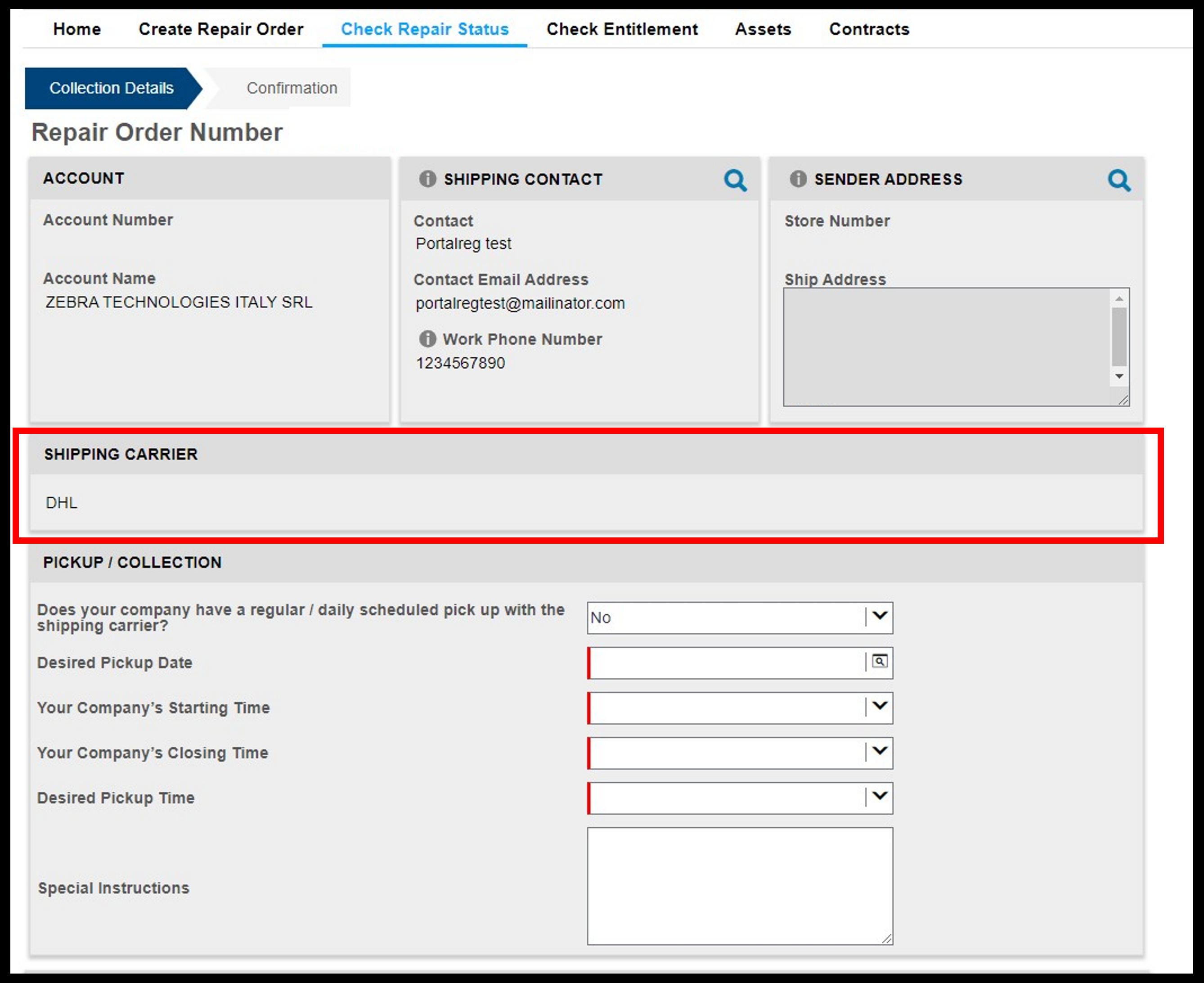 Generate a Shipping Label Screenshot 6