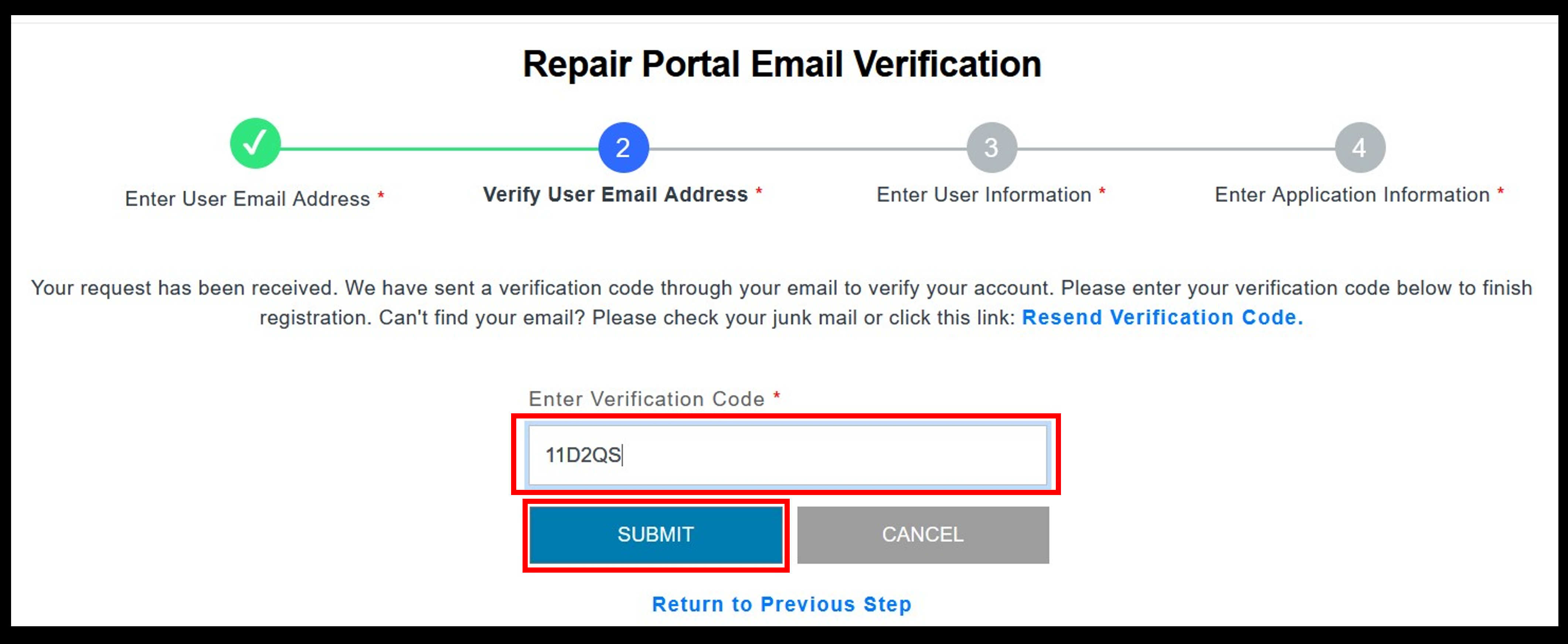 Registration for Customers Screenshot 4