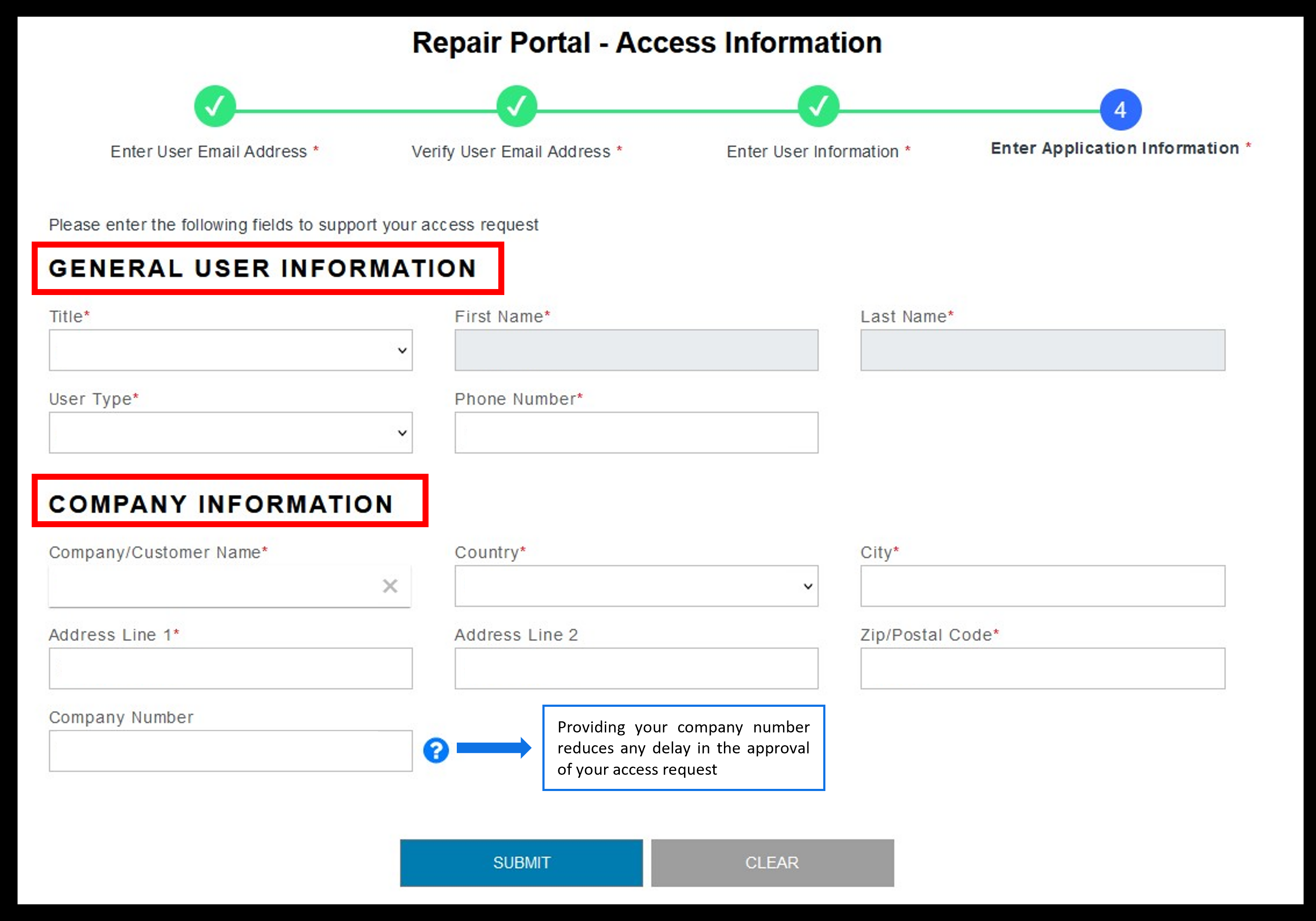 Registration for Customers Screenshot 7