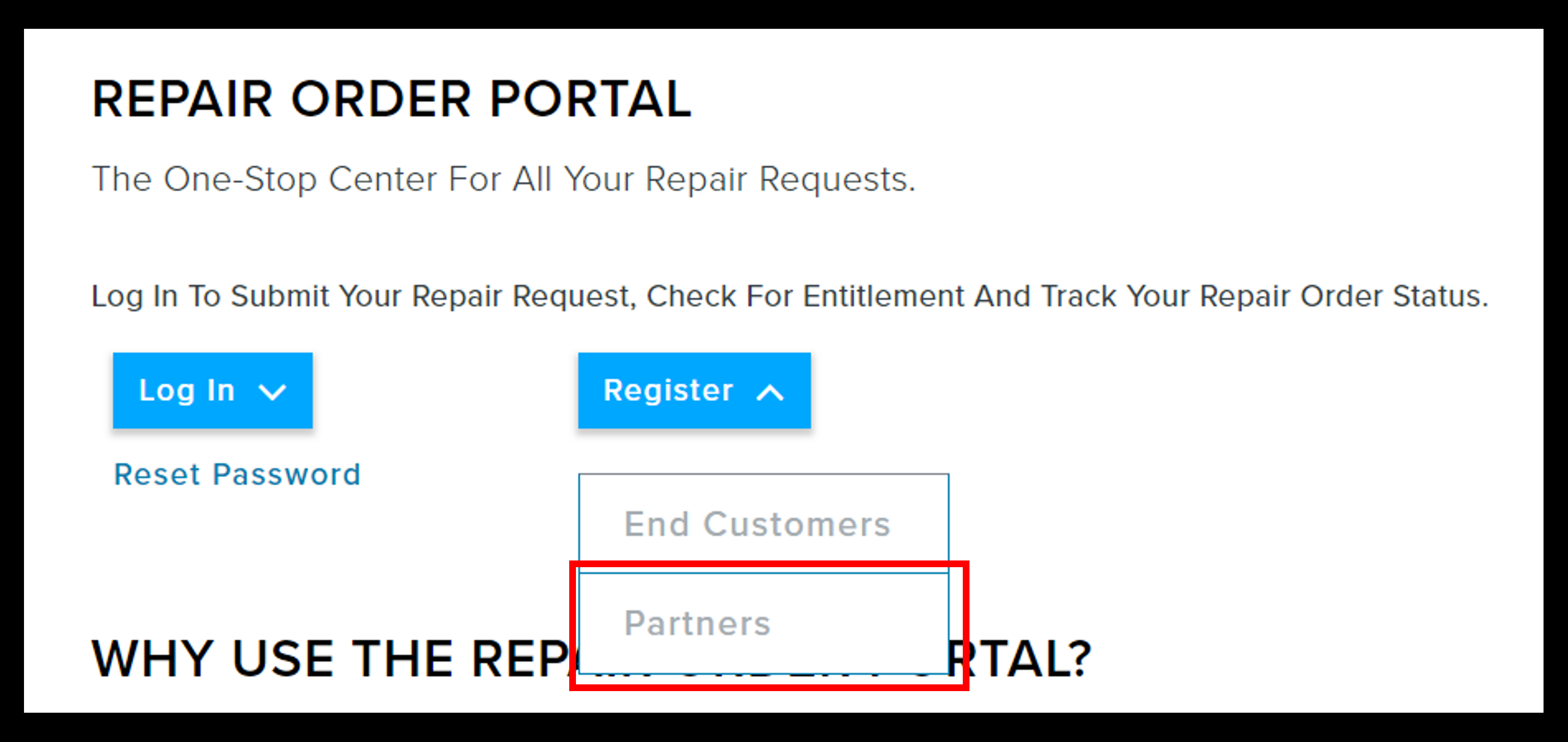 Registration For Partners Screenshot 1