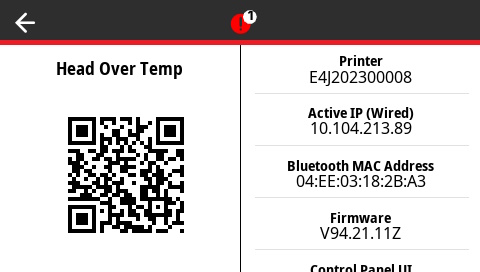 Head Over Temp Red Warning Screenshot