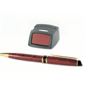 ZebraミニスキャンMS954(サイズ比較のためのペンで示す)