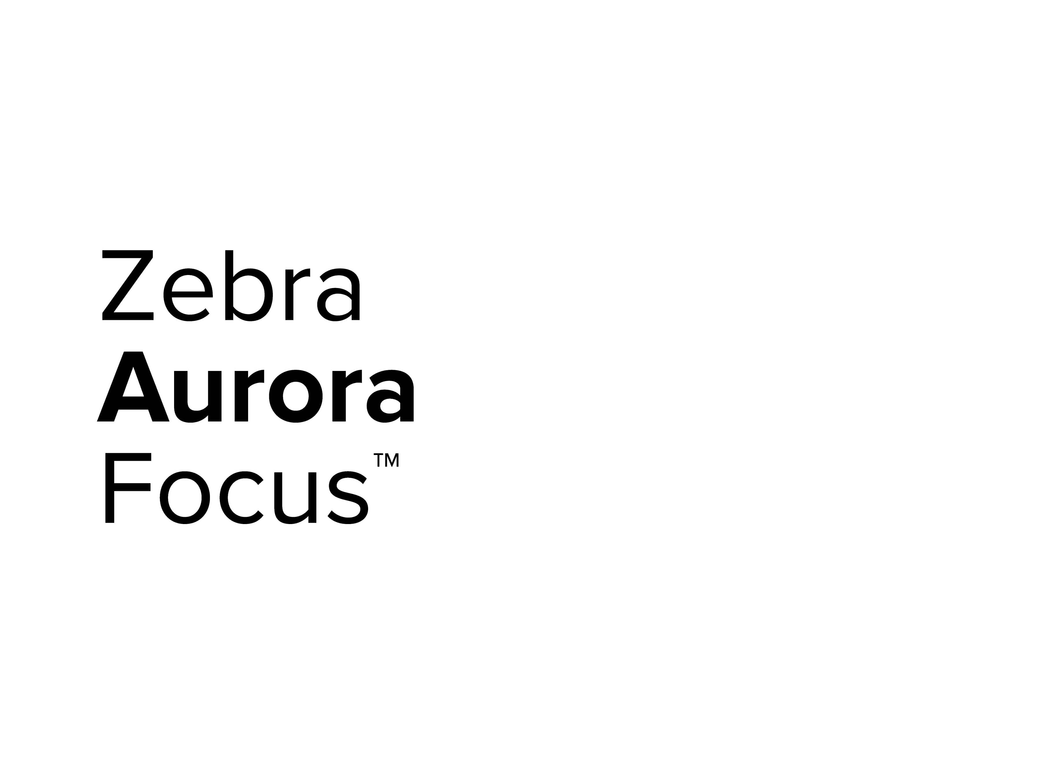 Logotipo do Zebra Aurora Focus