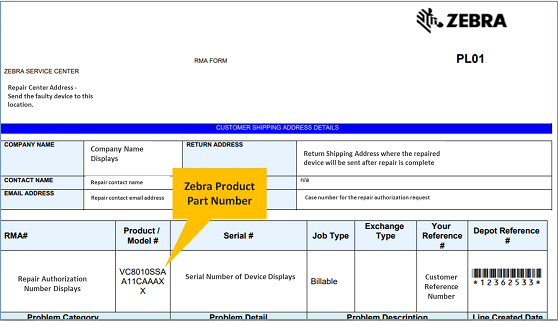 Shipping Manifest Sample