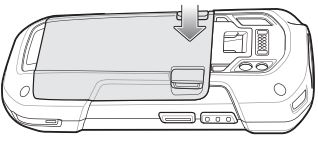 TC70 Press Battery Down Firmly