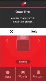 Cutter Error 
