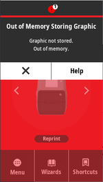 Out of Memory Storing Graphic 