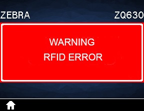ZQ620 Alert: Head Open