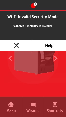 WlanInvalidSecurityMode