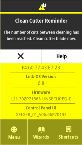 Clean Cutter Reminder