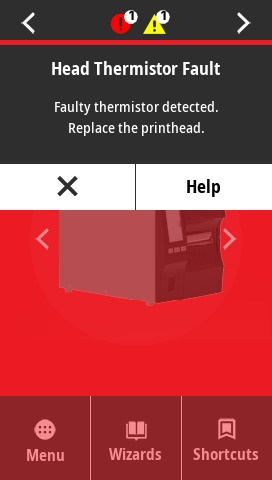 HeadThermistorFault