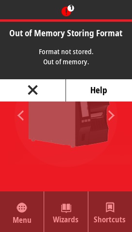 OutOfMemoryStoringFormat