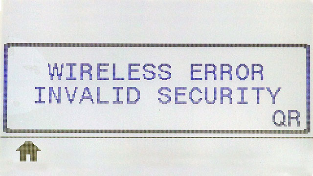 WlanInvalidSecurityMode