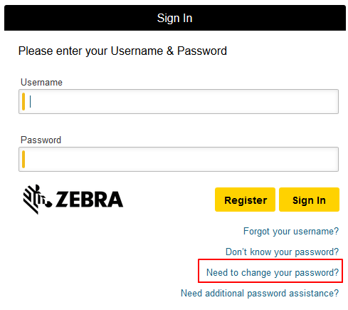 Change Password Screenshot 2