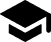 Education icon in black