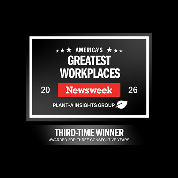 Newsweek Americas Greatest Workplaces 2026 third time winner awarded for three consecutive years