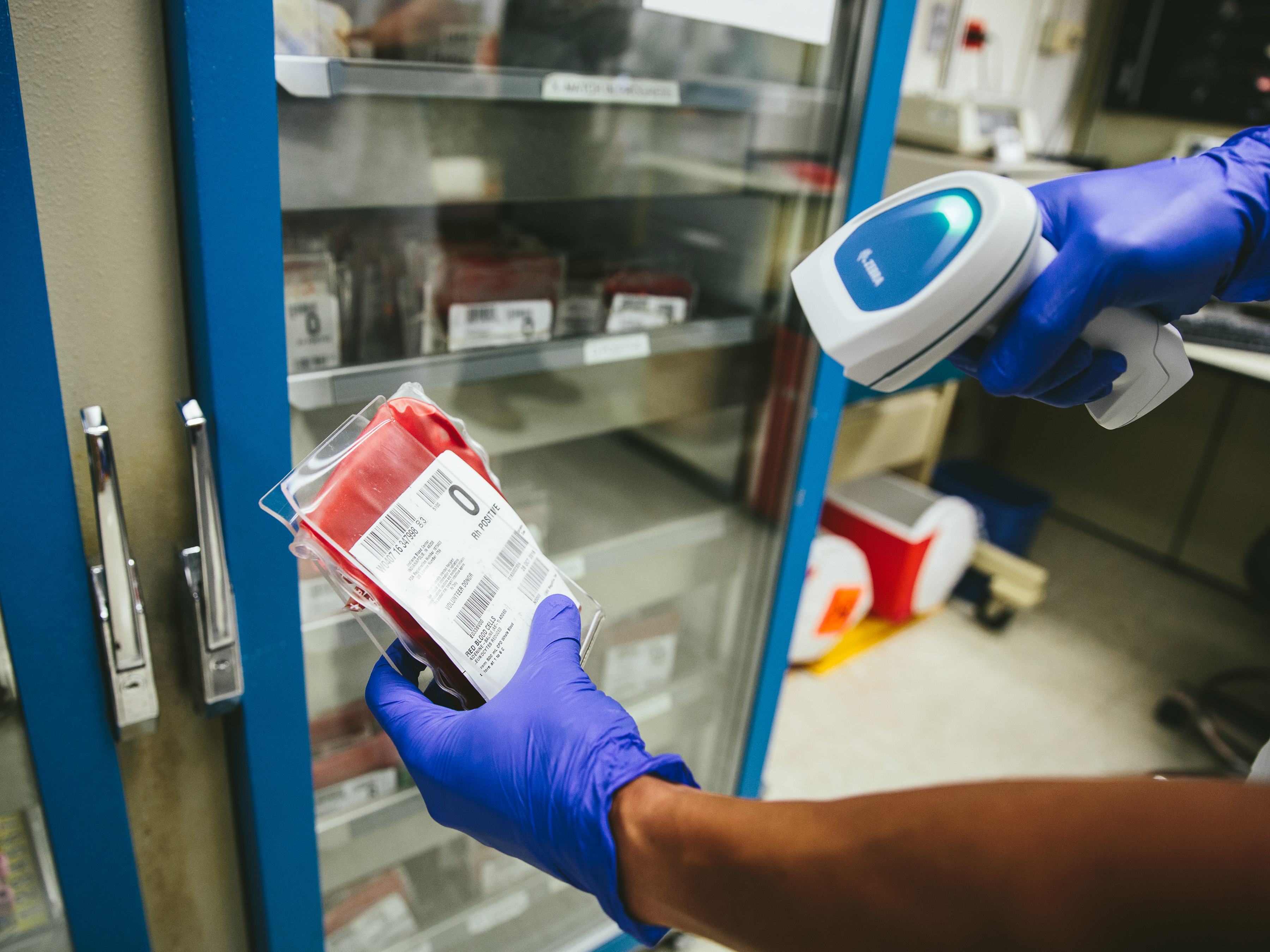 Healthcare Lab Blood Scanning Application 4:3