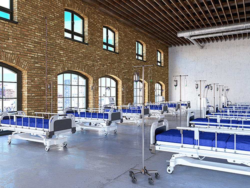 Field Hospitals for Temporary Workflow Solutions - COVID-19 4:3 1000 Temporary Field Hospitals