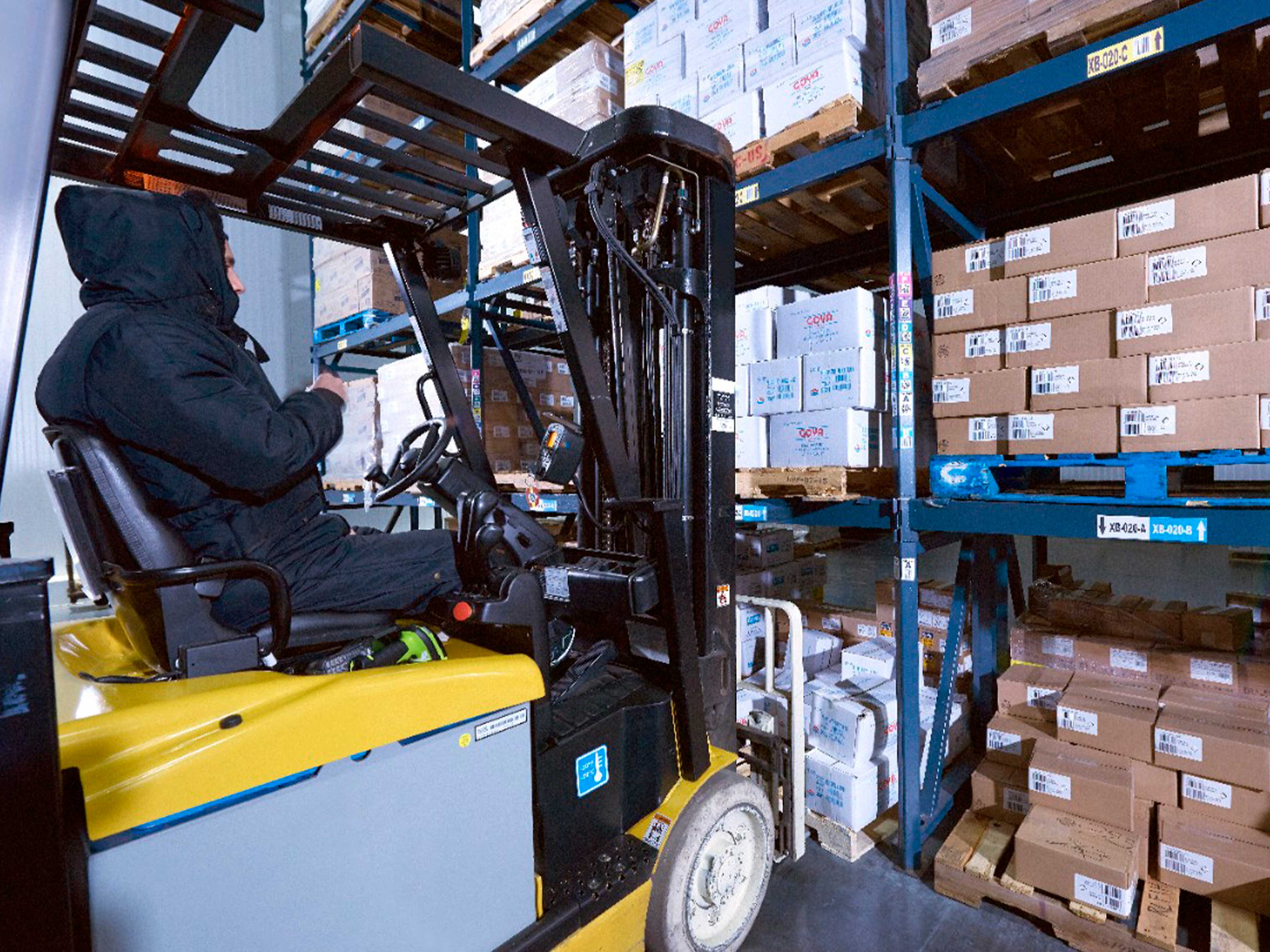 LI3678SR usage in a warehouse freezer