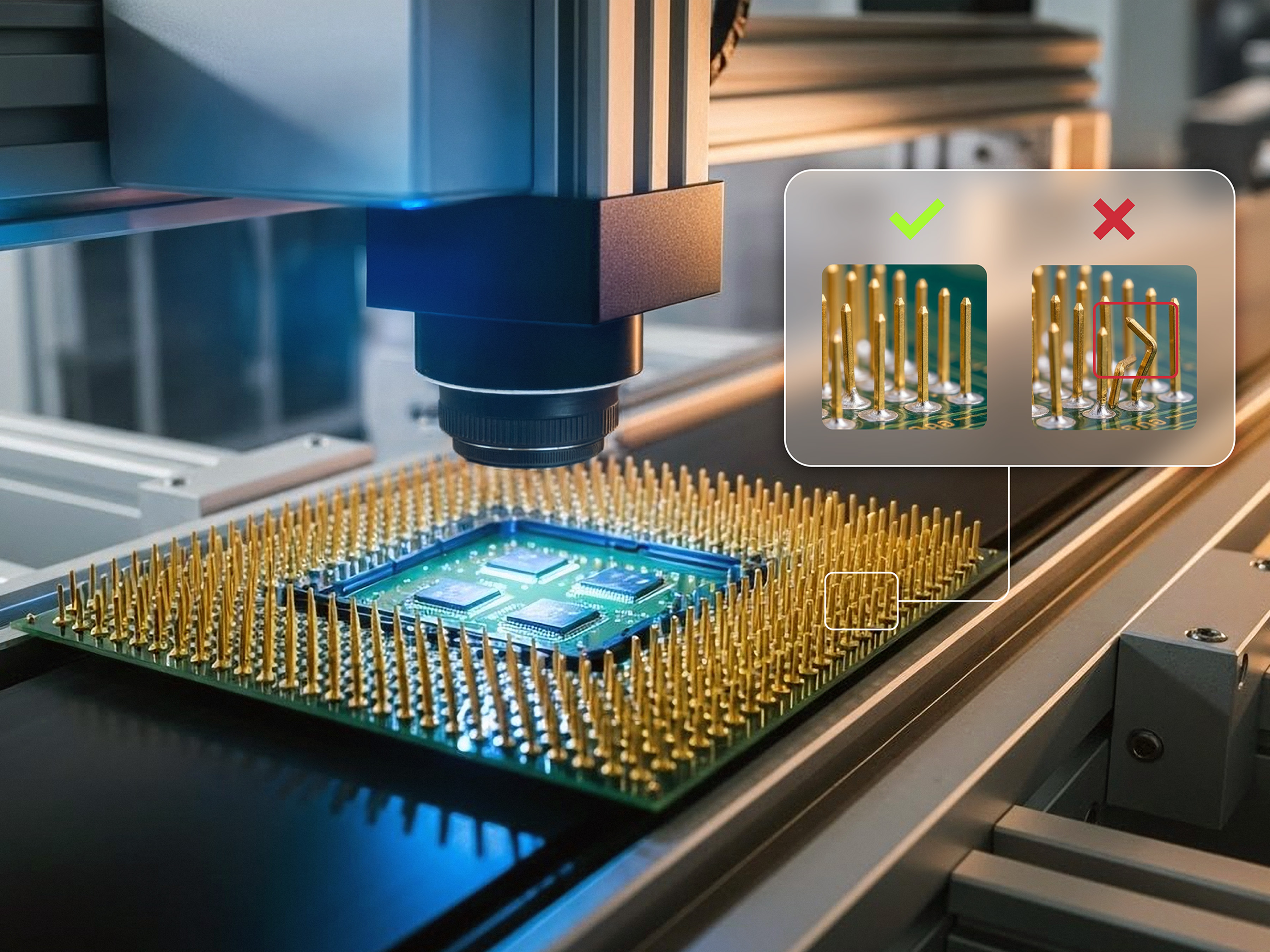 Machine Vision Frame Grabber Photography Application Semiconductor Terminal Inspection 4x3 3600