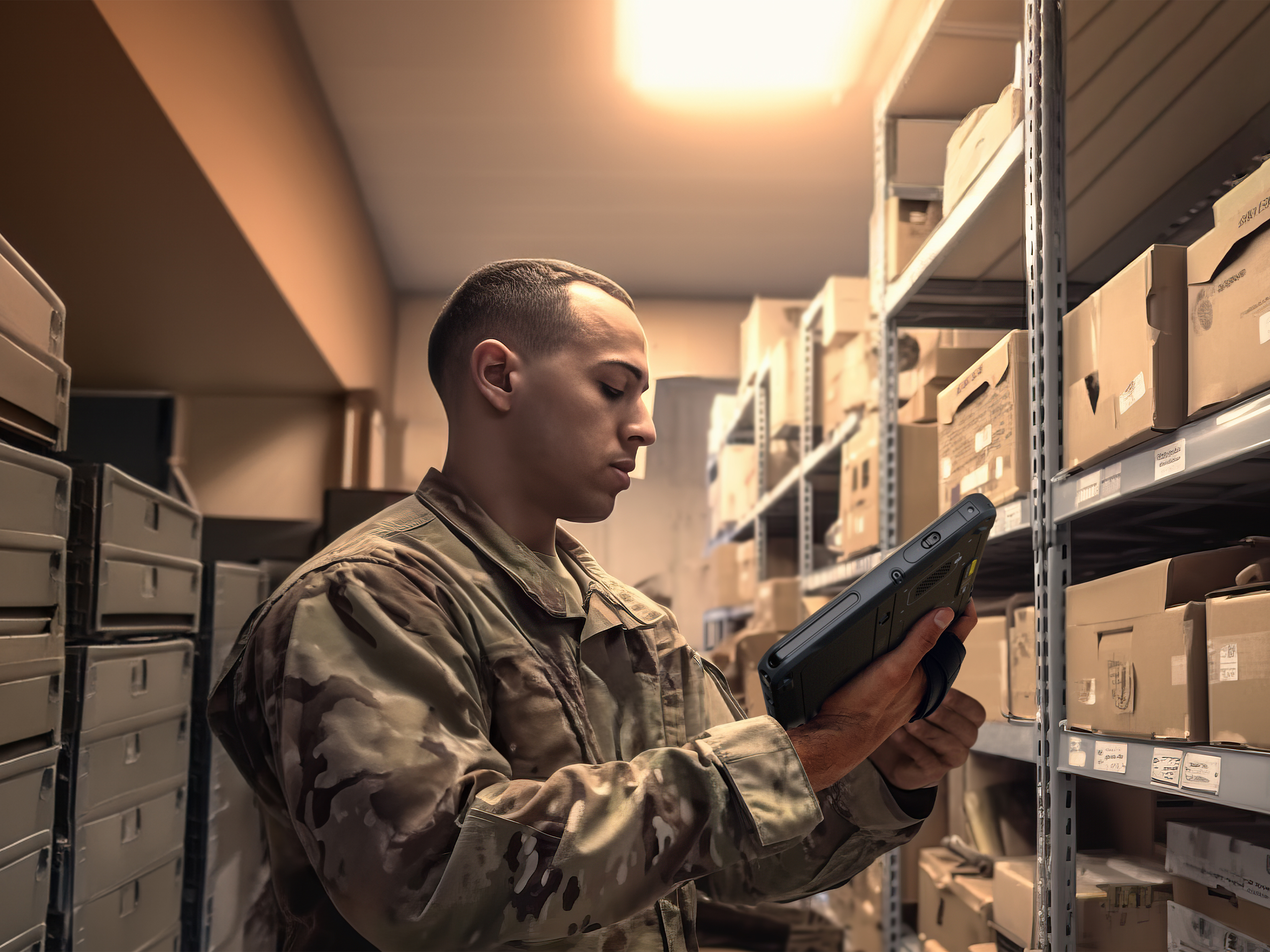 Public Sector Defence Photography Application Warehouse Inventory Management ET6x