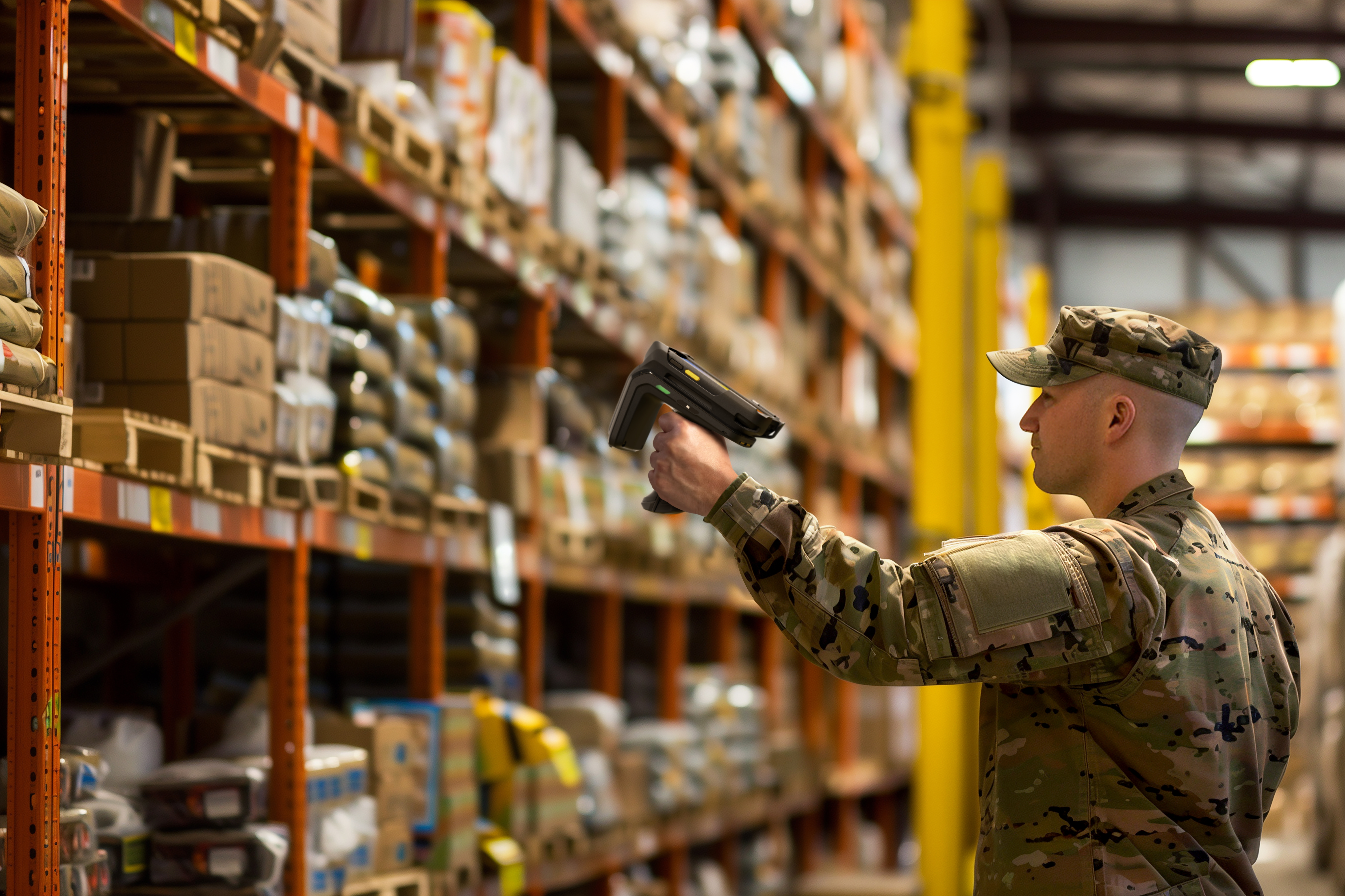 Military Warehouse Using RFD40i