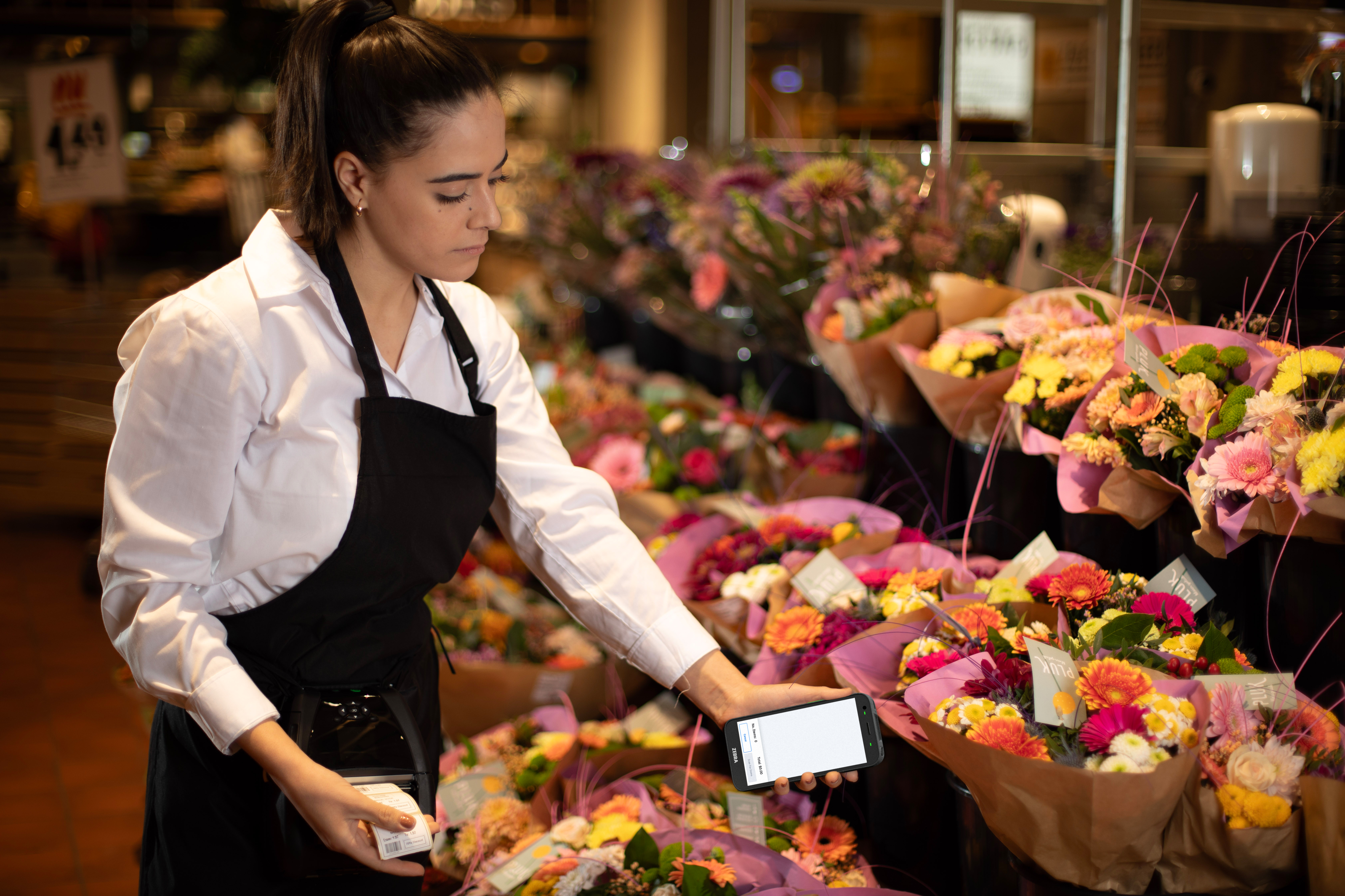 Worker price checking with TC501