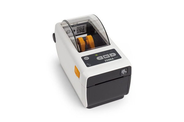 Fotografía del producto y hoja de especificaciones de la impresora de escritorio ZD411-HC de 2 pulgadas