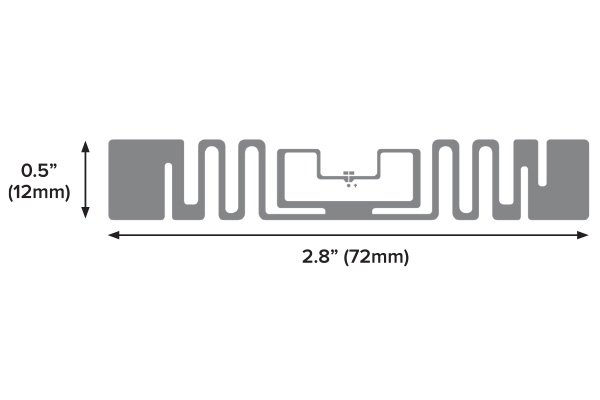 Hoja de especificaciones de los inlays BoingTech™ BT0573 U8 - Imagen del producto