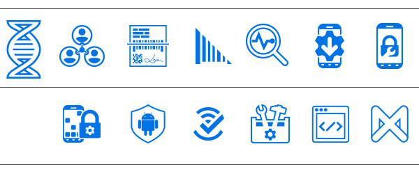 Iconos de Mobility DNA