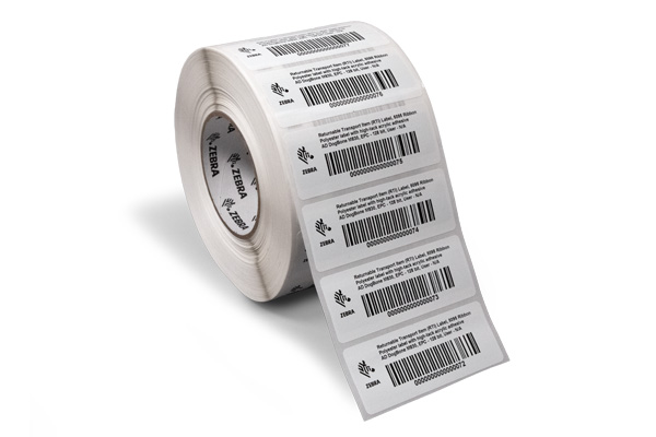 RFID Returnable Transport Item (RTI) Label Spec Sheet Product Image