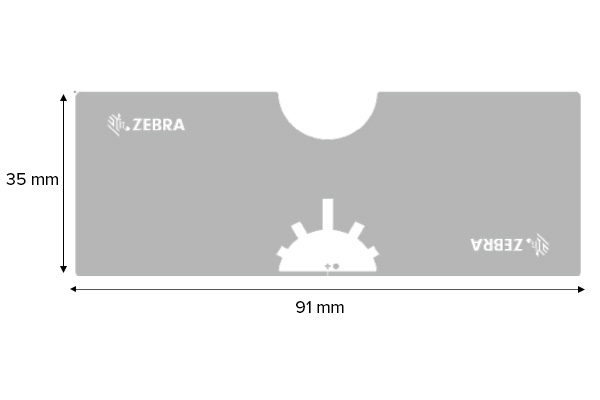 Imagen de producto de la hoja de especificaciones para inlay RFID ZBR4100 de Zebra