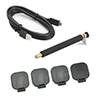 ZQ300 Mobile Receipt Printer Accessory Cables and Others Group Shot