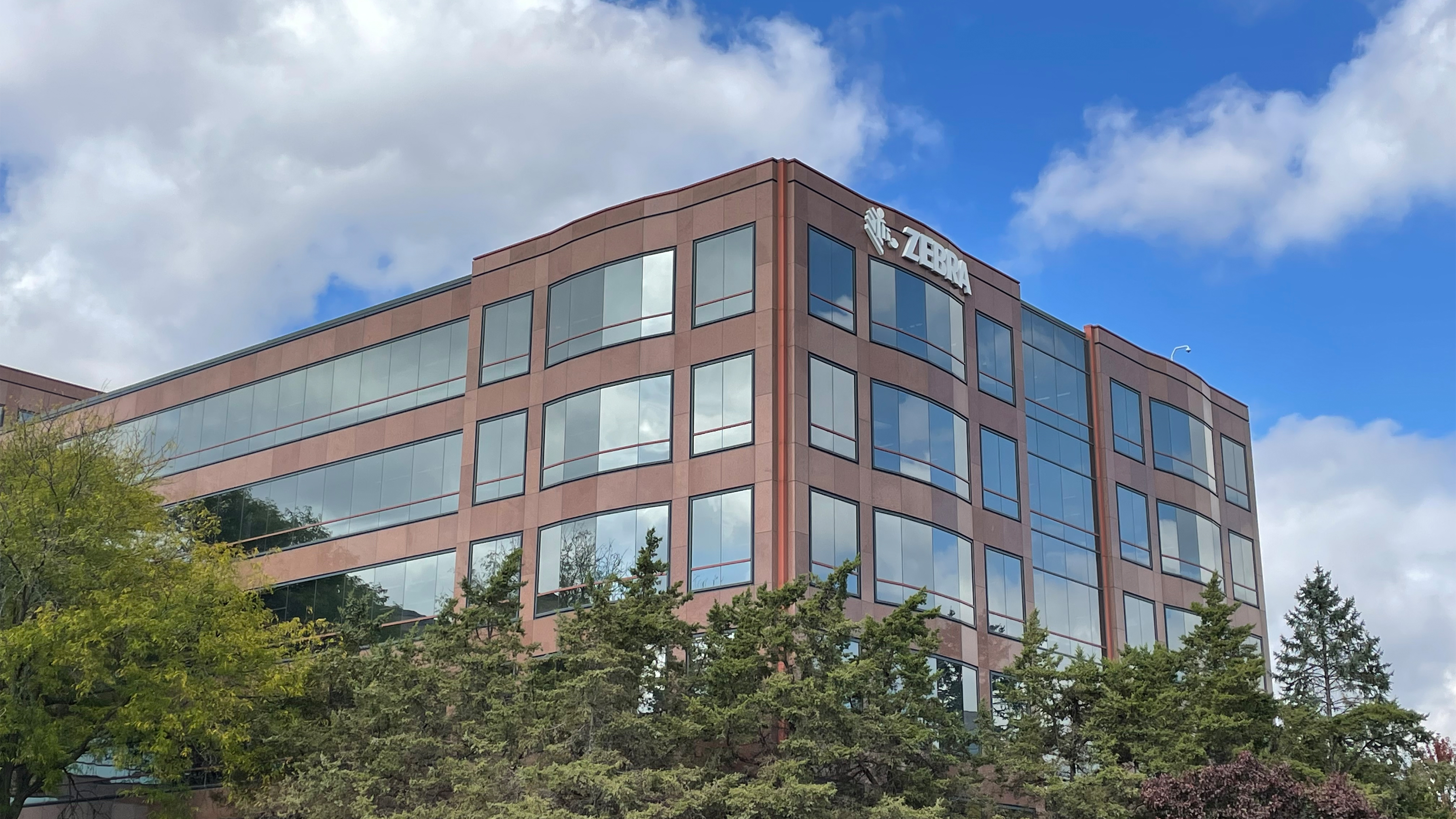 Zebra Technologies east wing of the headquarters office building.