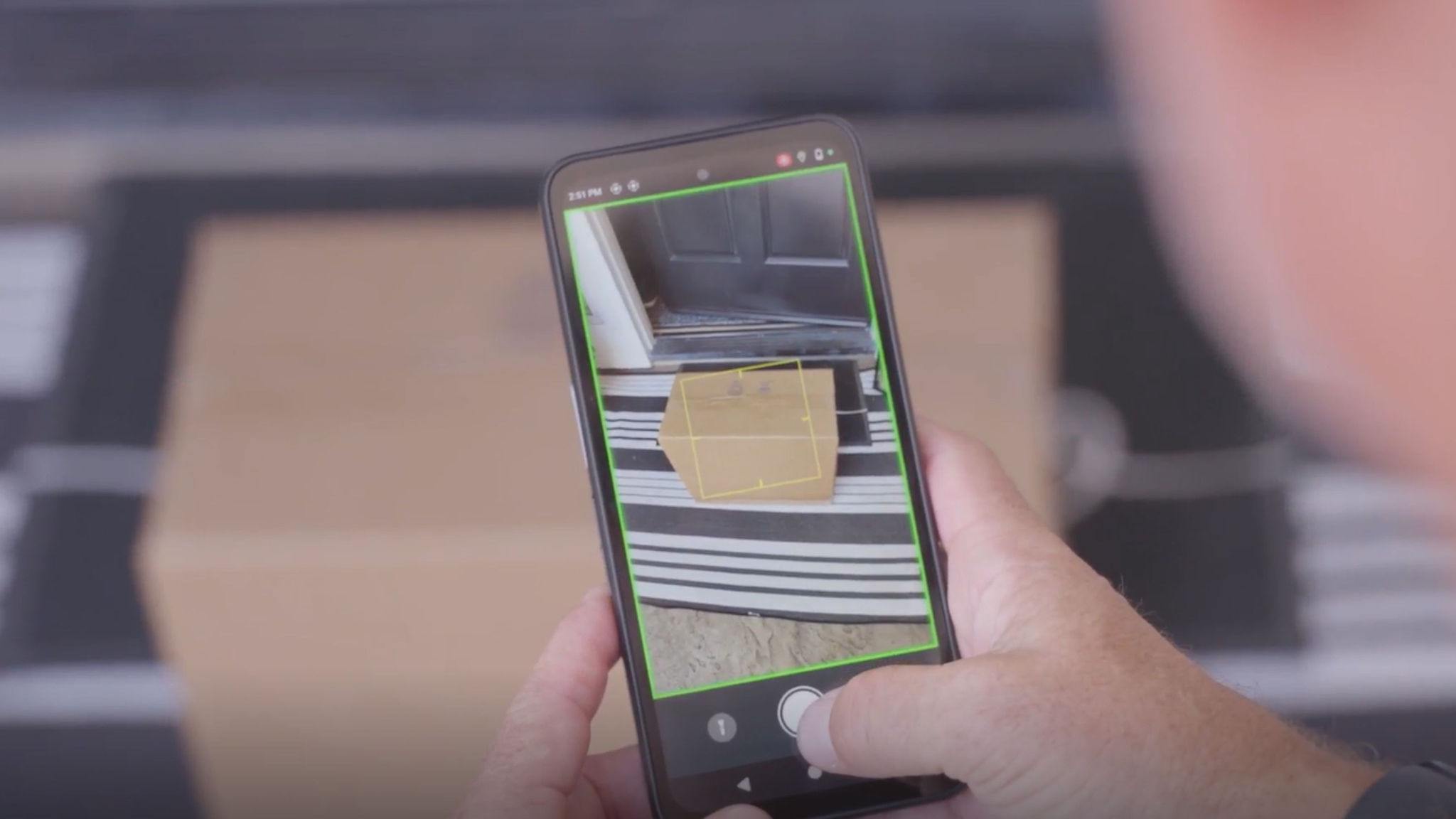 Postal worker using frontline AI Blueprint