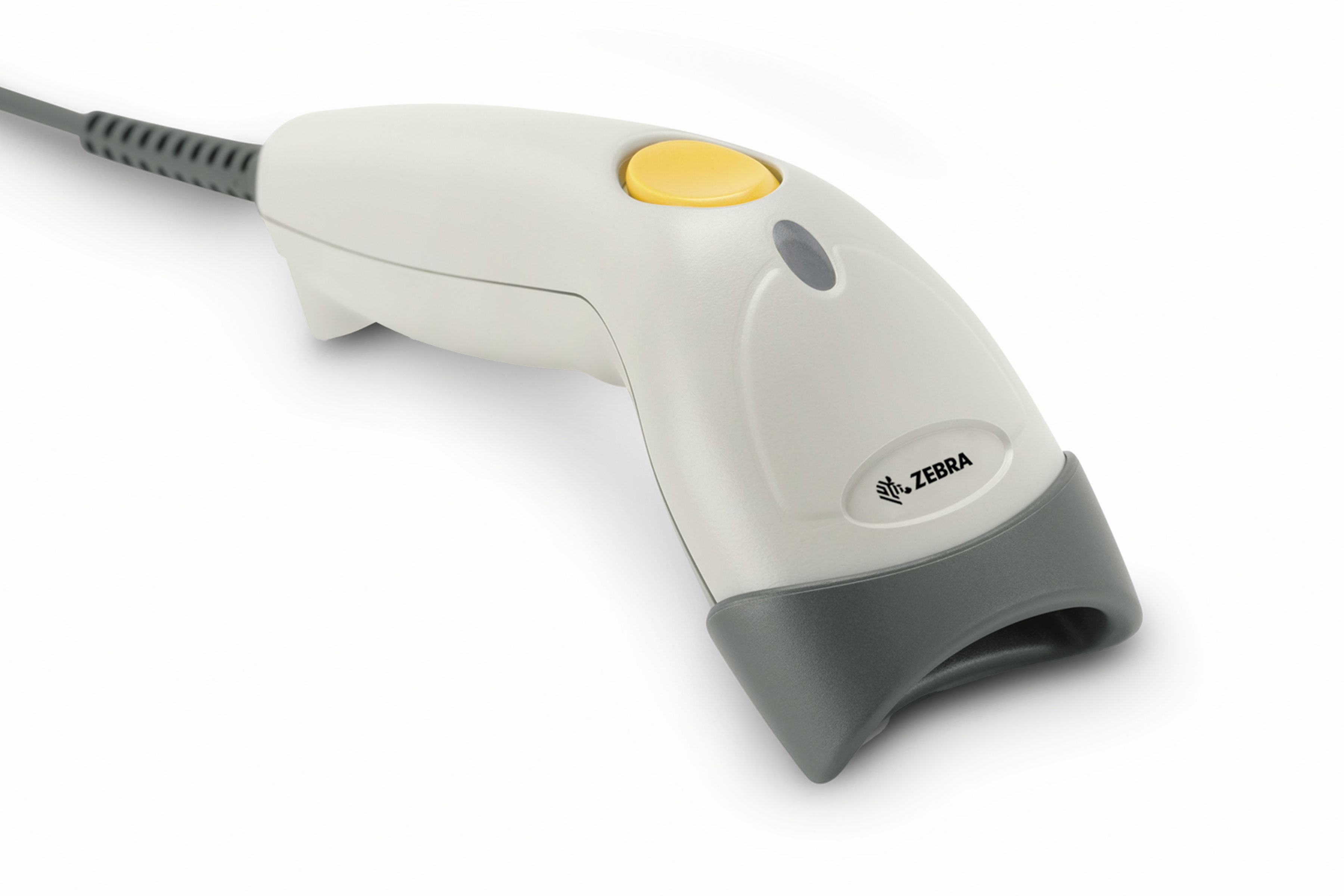 Zebra LS1203 handheld barcode scanner with cord