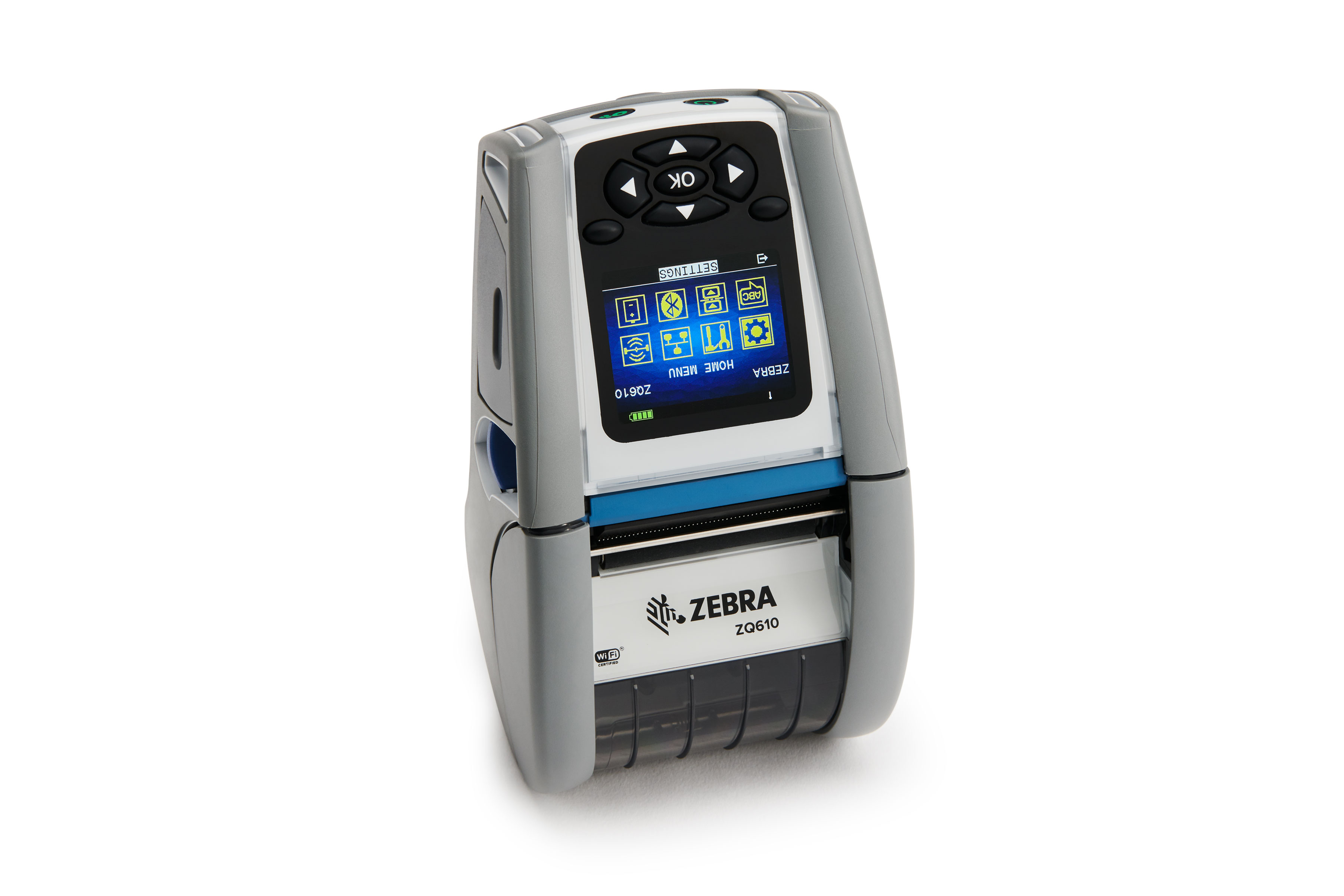 Zebra ZQ610-HC portable mobile printer for healthcare