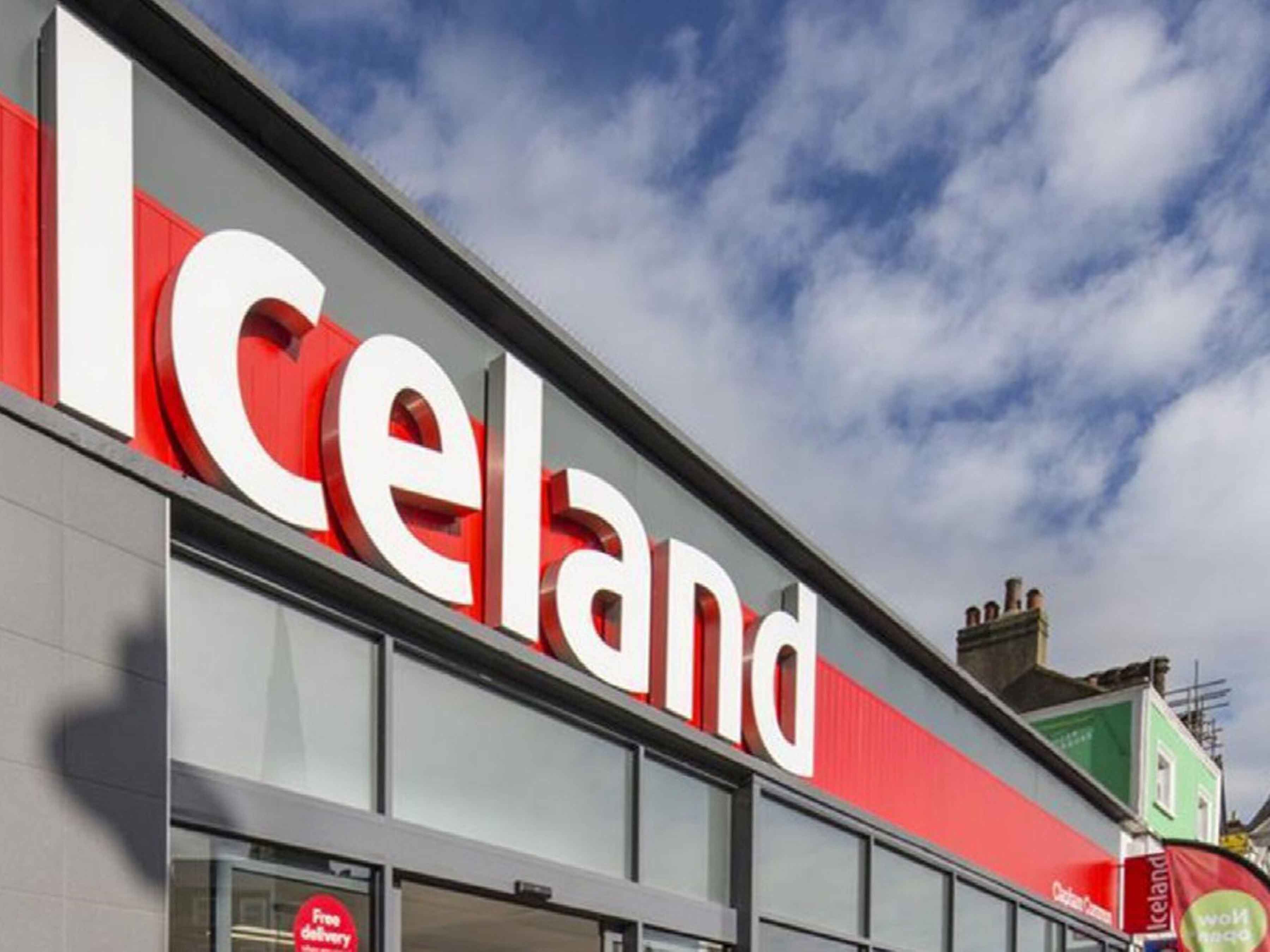 Iceland store's main entrance