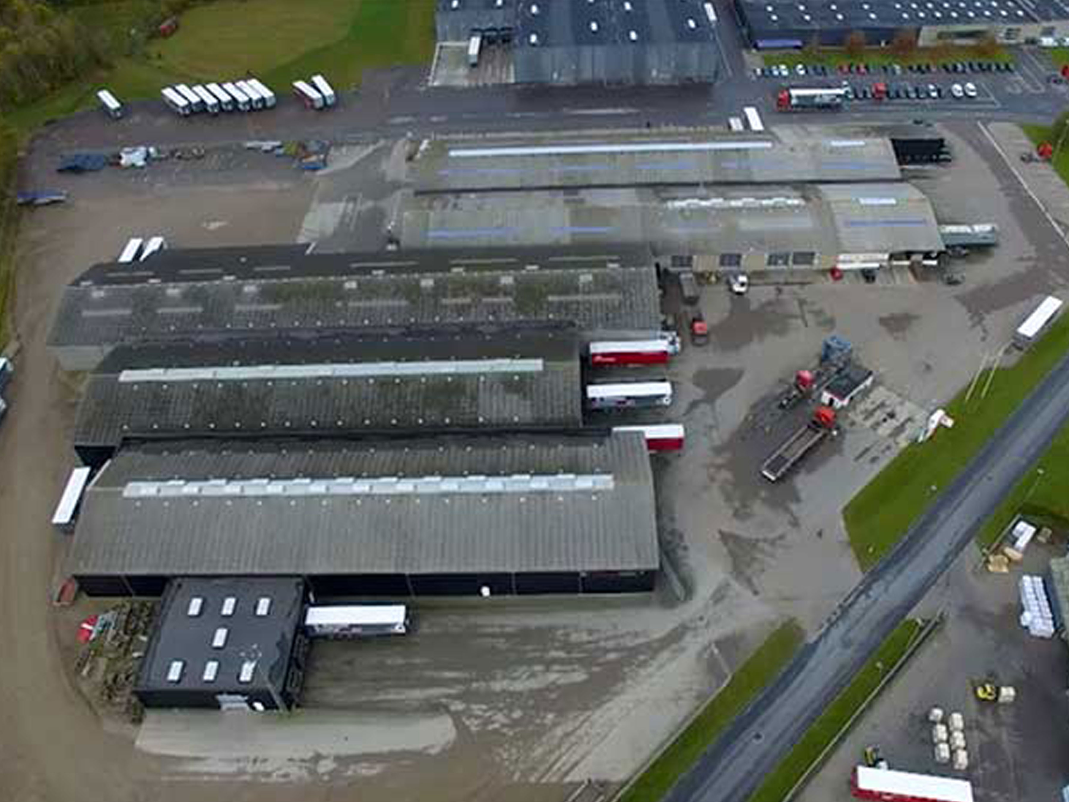 Video screenshot, K. Hansen Transport warehouse