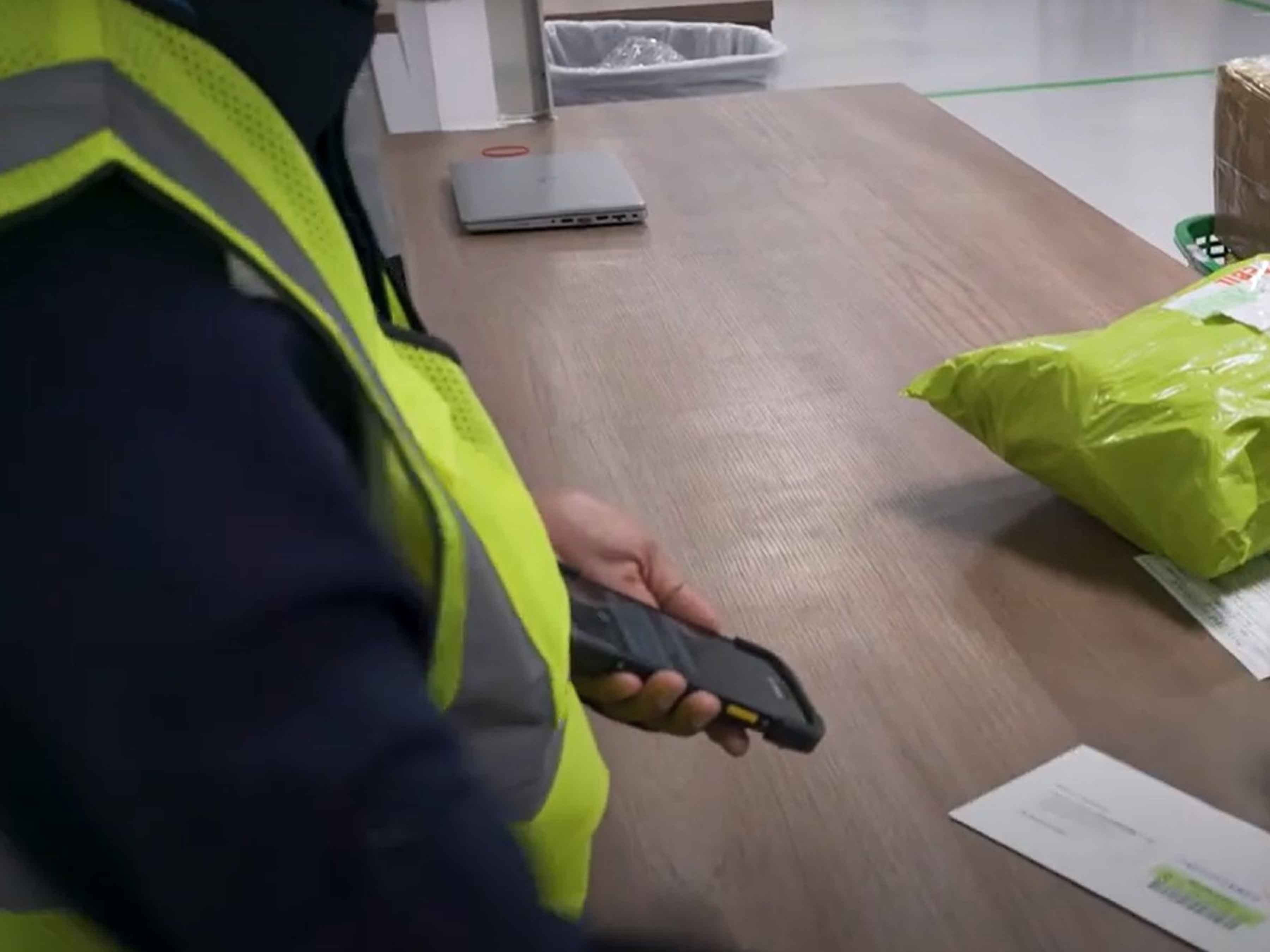 Zebra device at Singapore Post facilities