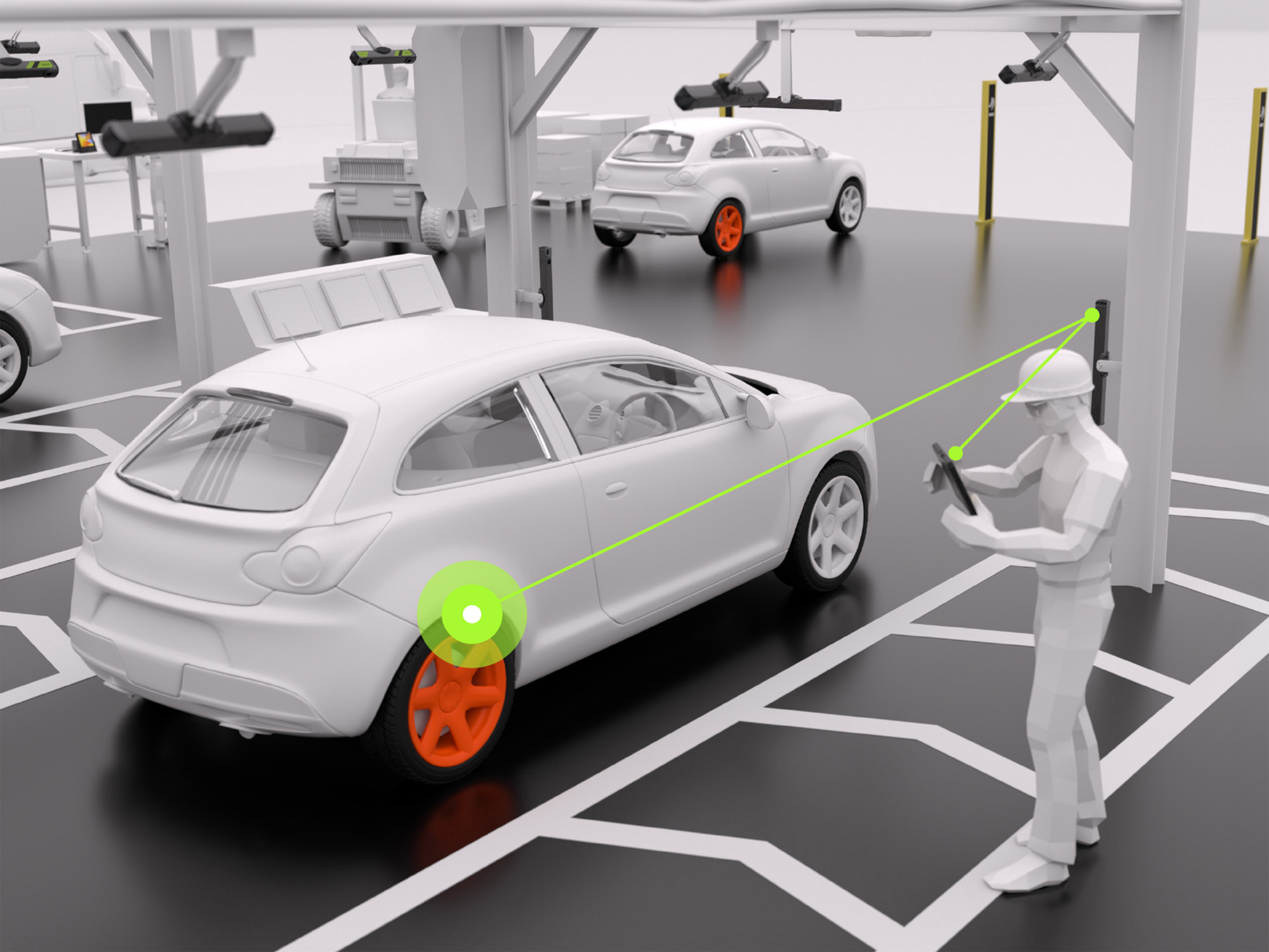 A Zebra 3S Series High-Resolution 3D Sensor scans automotive rims on the assembly line, using advanced machine vision to instantly detect recurring structural defects. This automated detection acts as the crucial first step in a Corrective and Preventative Action (CAPA) workflow to stop supplier errors before they escalate.