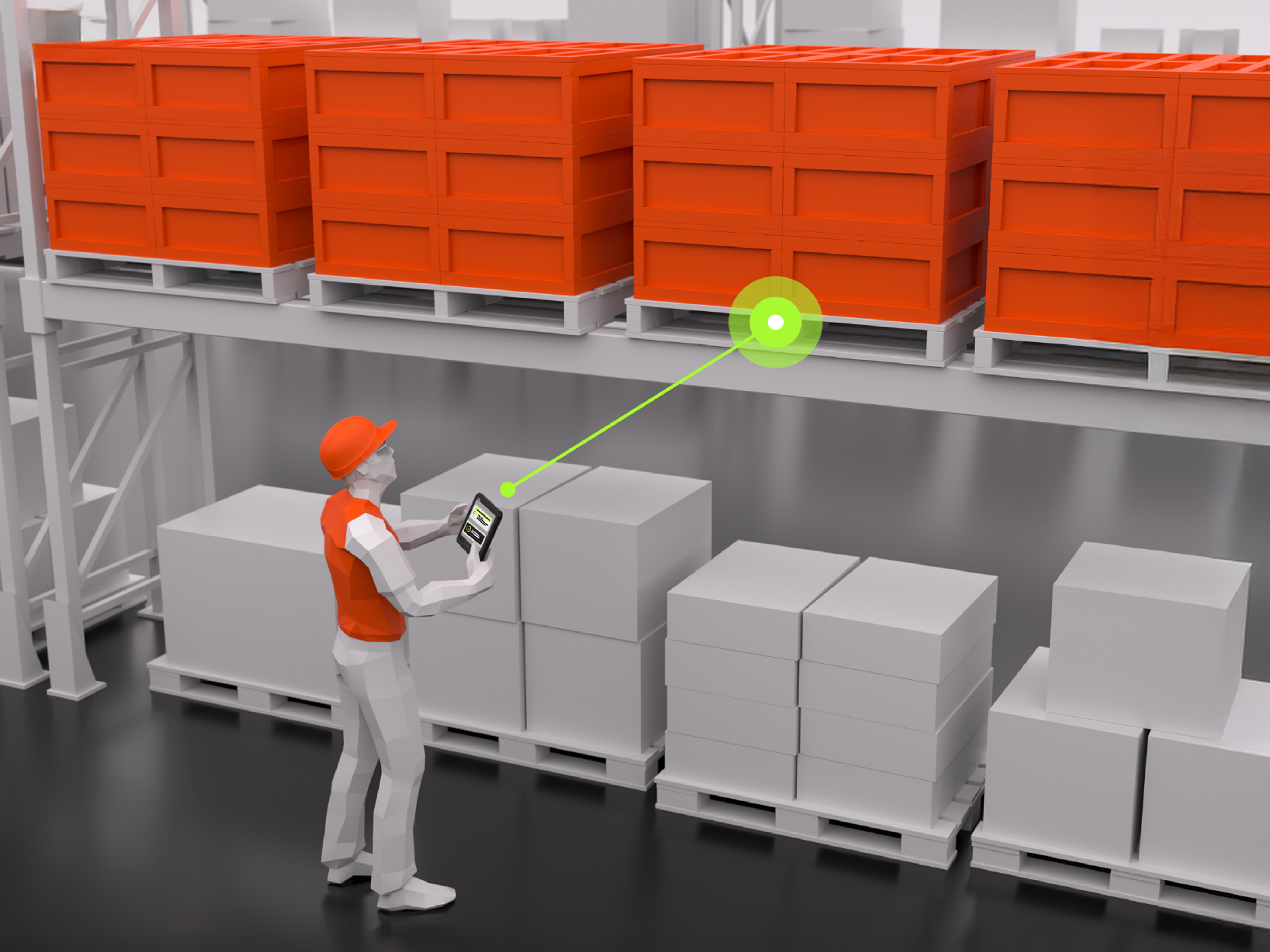 After capturing data, workers use the rugged Zebra ET401 tablet to visualize updated inventory records and manage complex tasks. The system directs them to specific locations to resolve flagged discrepancies, keeping operations perfectly aligned and highly productive.