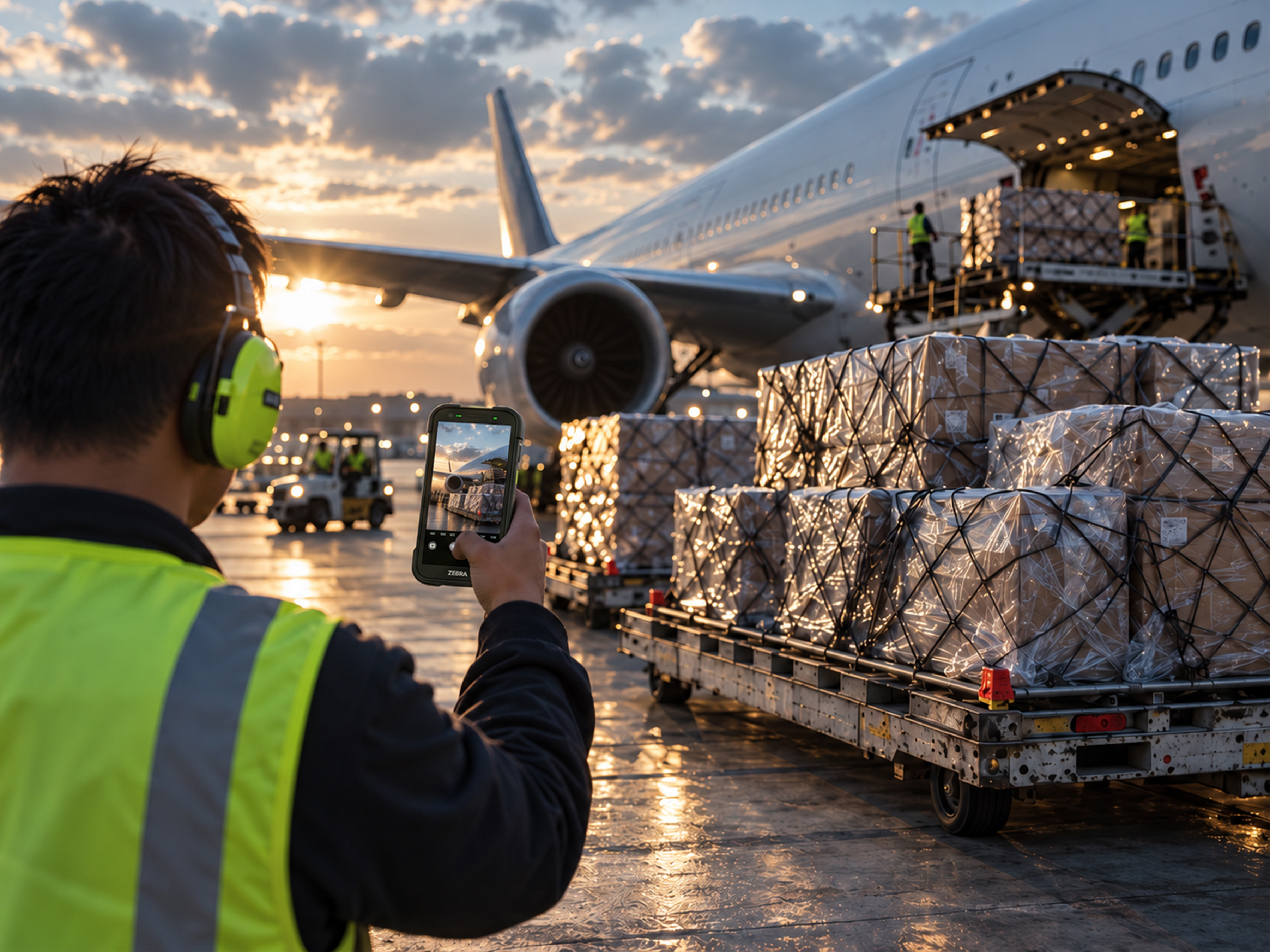 Managing aviation cargo visibility and network analytics | Zebra