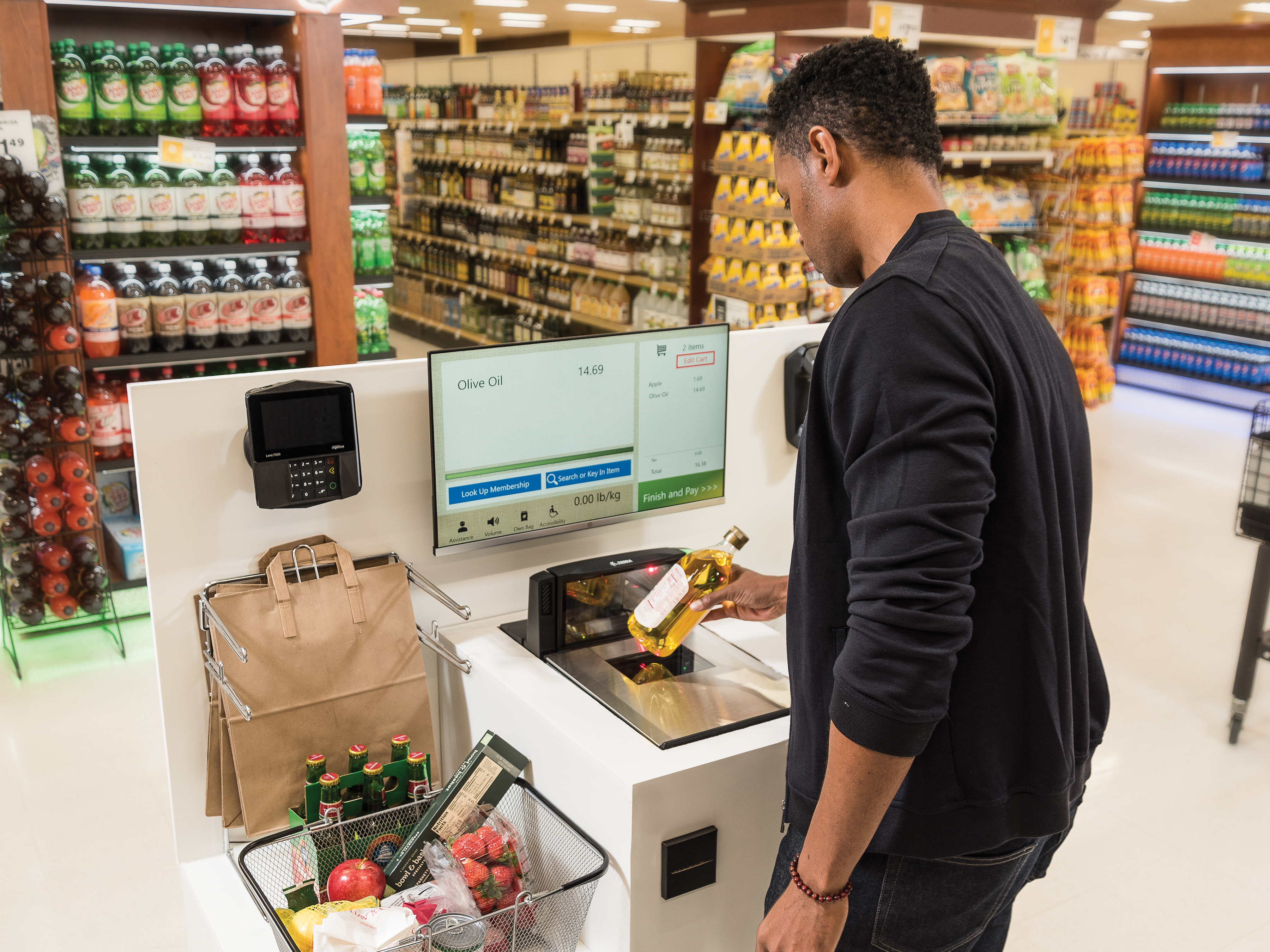 Grocery retailers can achieve enterprise-wide self-checkout modernization cost-effectively and without operational downtime. Deploying Zebra’s MP72 bioptic scanners paired with 123Scan software balances top-tier hardware performance—such as aggressive scan speeds and mobile QR reading—with automated, frictionless deployment capabilities, accelerating customer checkout times and drastically reducing IT configuration costs.